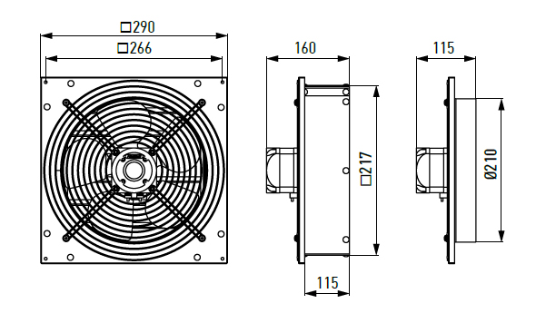 Габаритные размеры