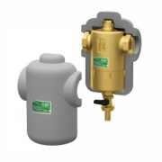 Грязеуловитель FAR 2206 - 1"1/2 (ВР/ВР, PN10, Tmax 110°C, сливной кран, магн.вставки, в изоляции)