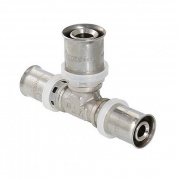 Тройник переходной VALTEC VTm.231 - 26 x 16 x 20 (прессовой, для металлопластиковых труб)