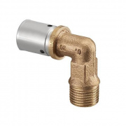 Переход на наружную резьбу угловой Oventrop Cofit P - 16x2.0 x 1/2" (прессовой, бронза)