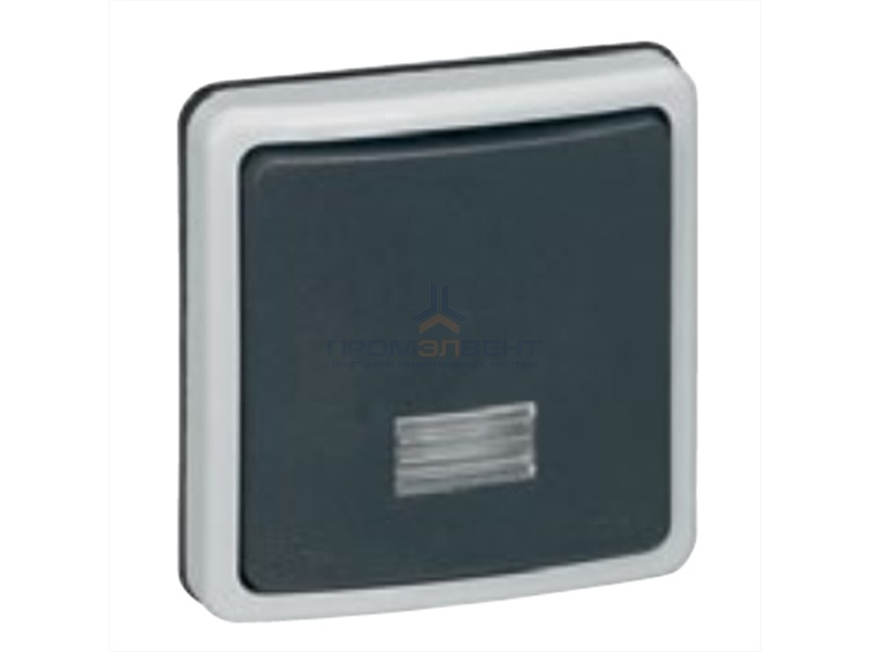 Механизм кнопочного выключателя с подсветкой IP66 Legrand Plexo без лампы