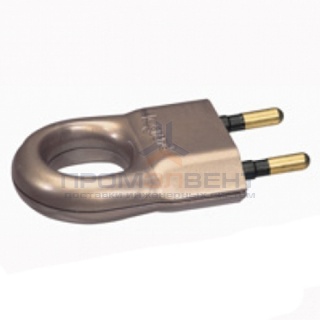 Вилка Legrand без заземления 6А с кольцом бронза