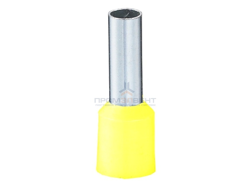 Наконечник штырьевой втулочный изолированный НШвИ 6,0-12 (уп.100шт) КВТ