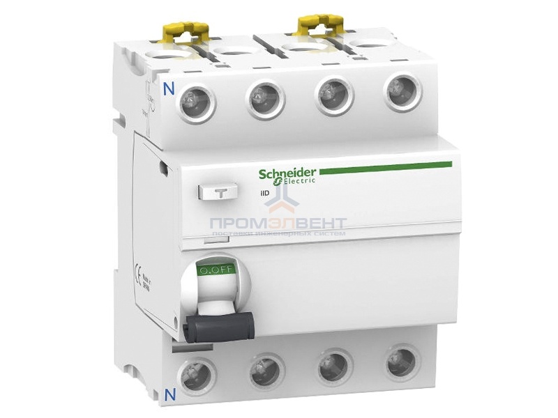 УЗО Acti 9 iID 4П 63A 100mA AC Schneider Electric