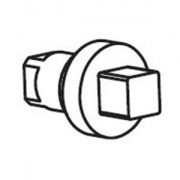 Металлический ключ квадратного профиля 7мм